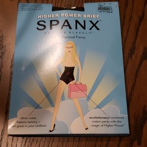SPANX High Waisted Panty in Black - Size D